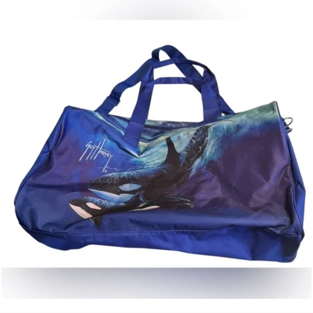 Guy Harvey SeaWorld Shamu Dorm Large Shoulder Duffle Bag